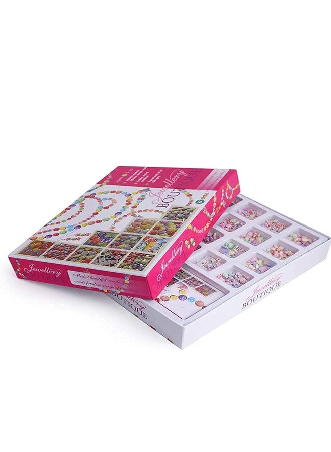 EKTA Jewellery Boutique (Sr), Create Your Own Designer Jewellery, Making Activity Game for Girls, Multi Color, Acrylic - Image 4